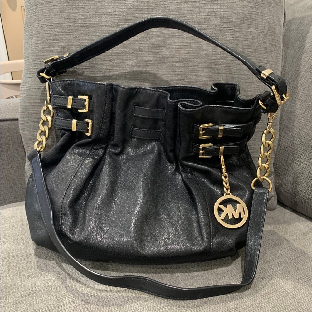 Michael Kors Leather Hobo Bag